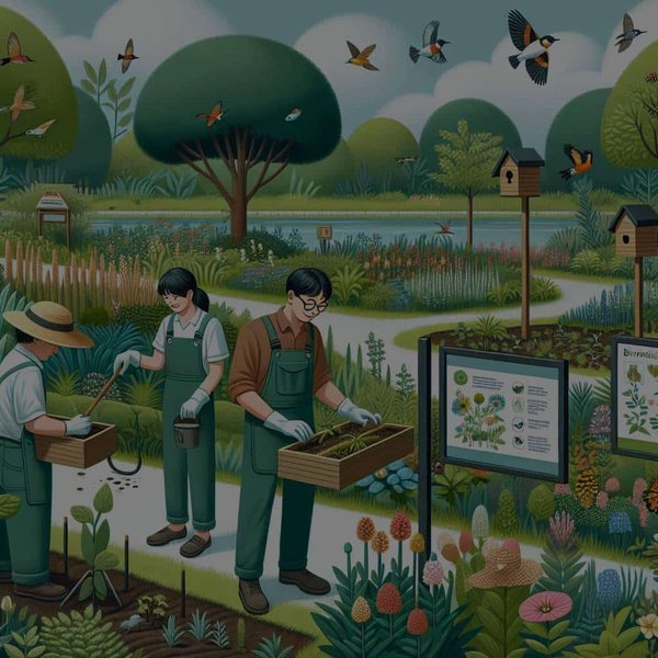 Comment les entreprises de service de jardinage peuvent-elles promouvoir la biodiversité à travers leurs projets ?