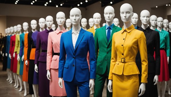 Mannequin vitrine coloré : illuminez vos créations de mode !